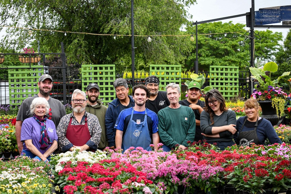 group photo of annual yard staff